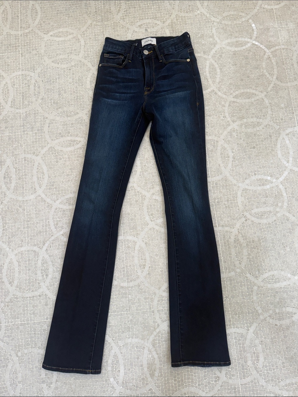 Frame Denim Women's Le Mini Boot Jeans in Augusta Wash